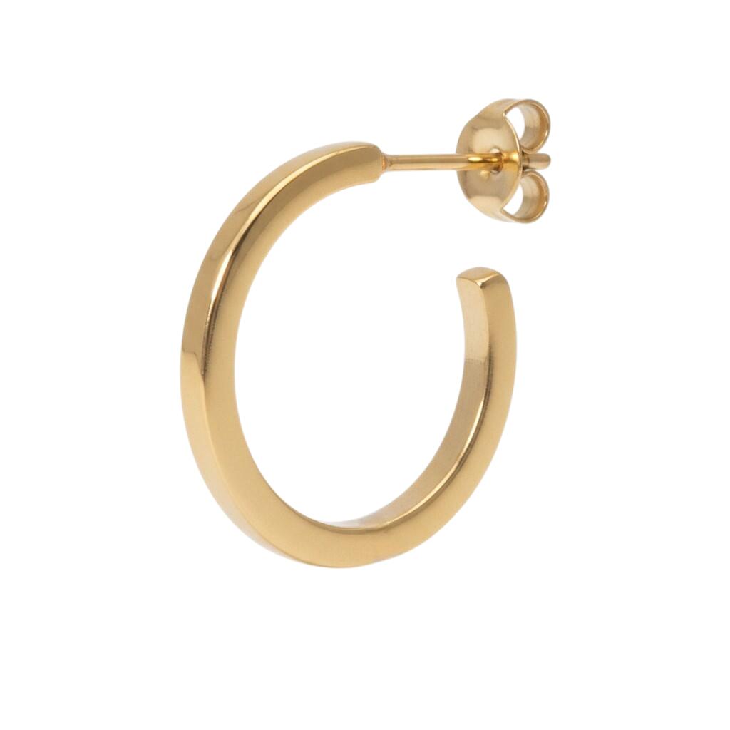 Olympia hoop, Ø1,5 cm - forgyldt